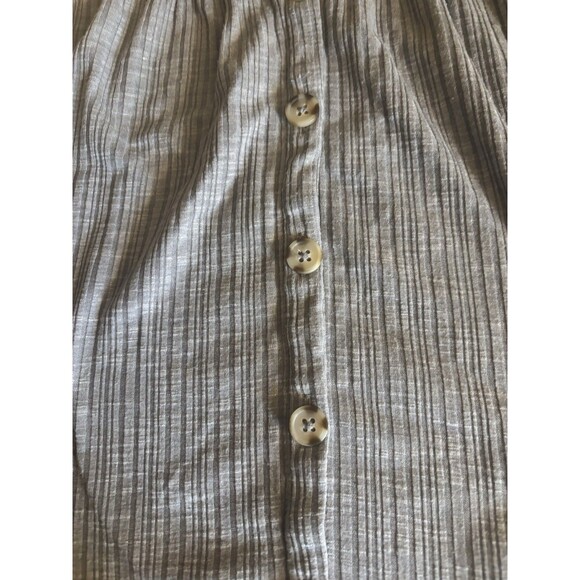 Art Class Girl’s Large 10-12 Gray Dress. Buttons - Picture 11 of 16